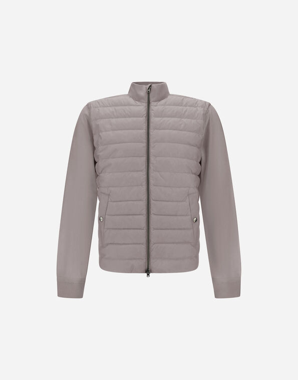 Herno CARDIGAN IN WOOL SILK AND ECOAGE Dove Grey MP000128U700252600