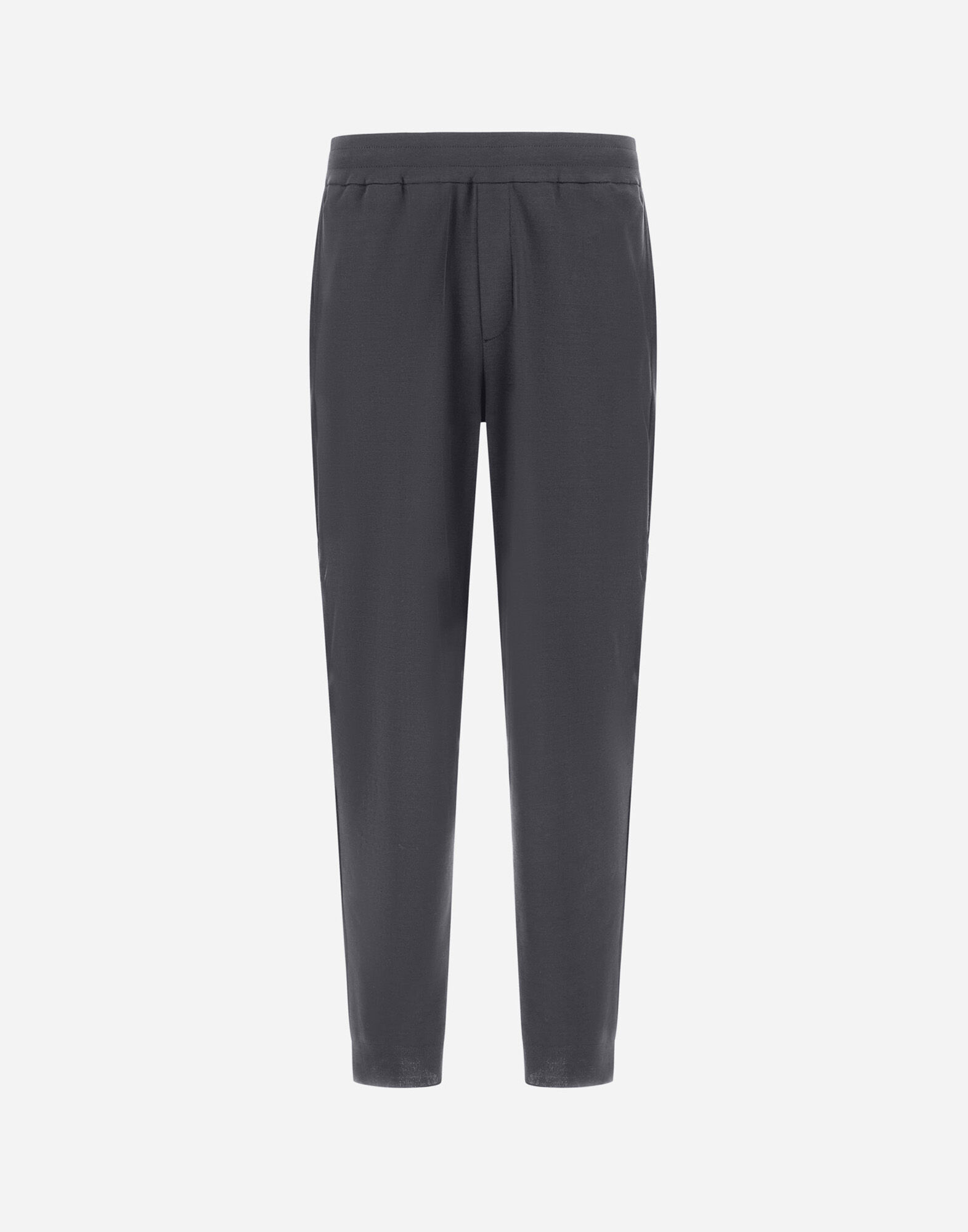 メンズ ジャージーニットエフェクト パンツ ダークグレー | Herno