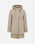 Herno A-SHAPE JACKET IN ECOWOOL AND NYLON ULTRALIGHT Chantilly PI001966D333441985