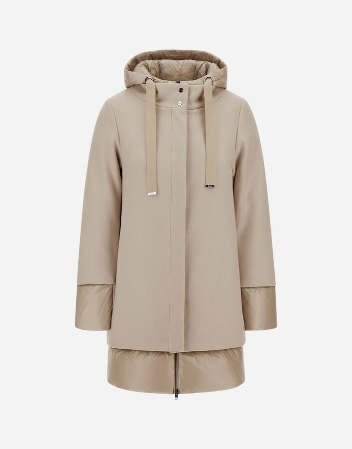 A-SHAPE JACKET IN ECOWOOL AND NYLON ULTRALIGHT Herno Herno A-SHAPE JACKET IN ECOWOOL AND NYLON ULTRALIGHT Chantilly PI001966D333441985