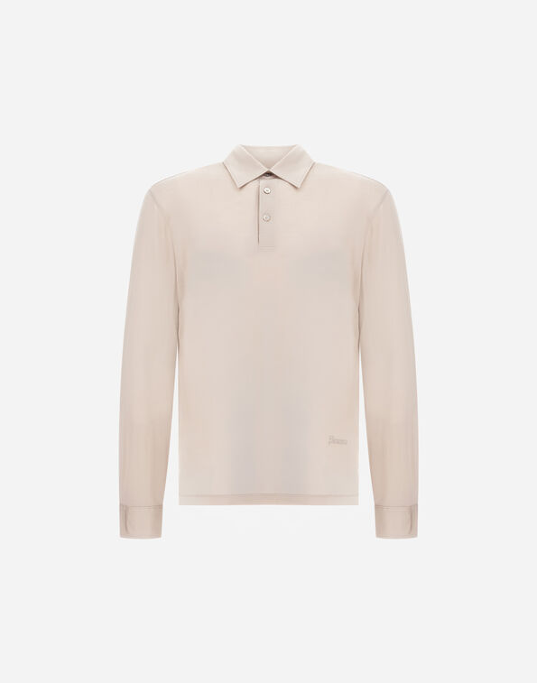Herno WOOL JERSEY POLO SHIRT Chantilly JPL00156U520681985
