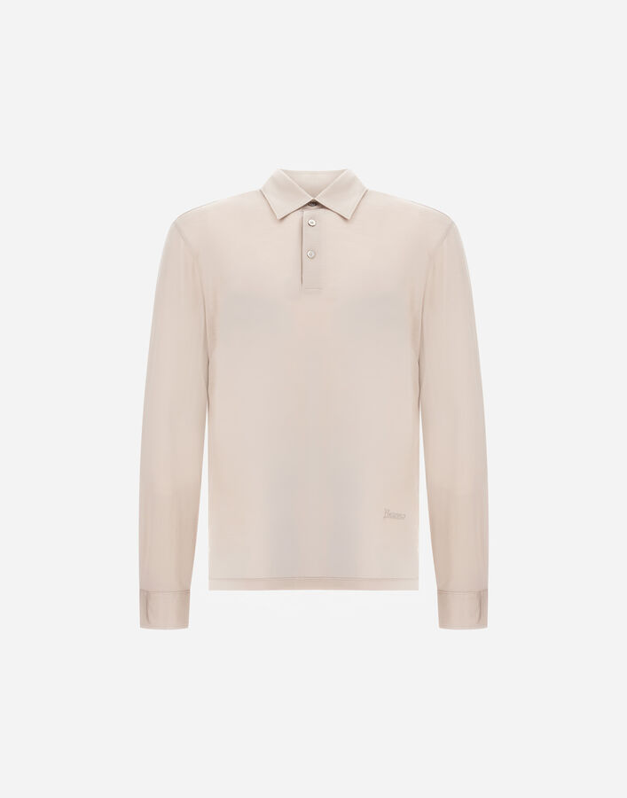 Herno WOOL JERSEY POLO SHIRT Chantilly JPL00156U520681985
