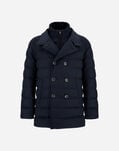 Herno NORFOLK WOOL BLEND PEACOAT Navy Blue PI001271U332789200