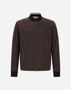 Herno SUEDE EFFECT BOMBER JACKET Dark Brown GI000480U124548993