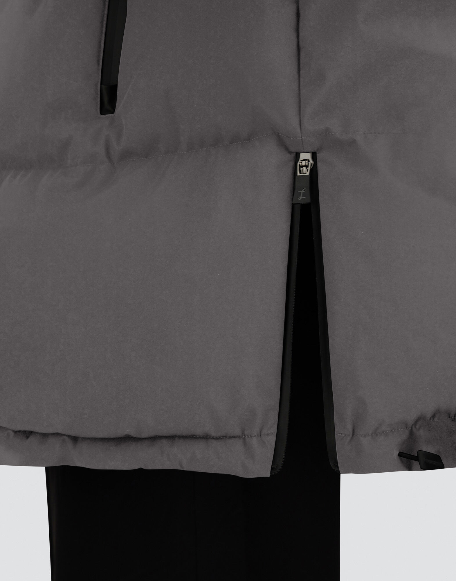 レディース 2レイヤーウィンドストッパー リラックスジャケット グレー