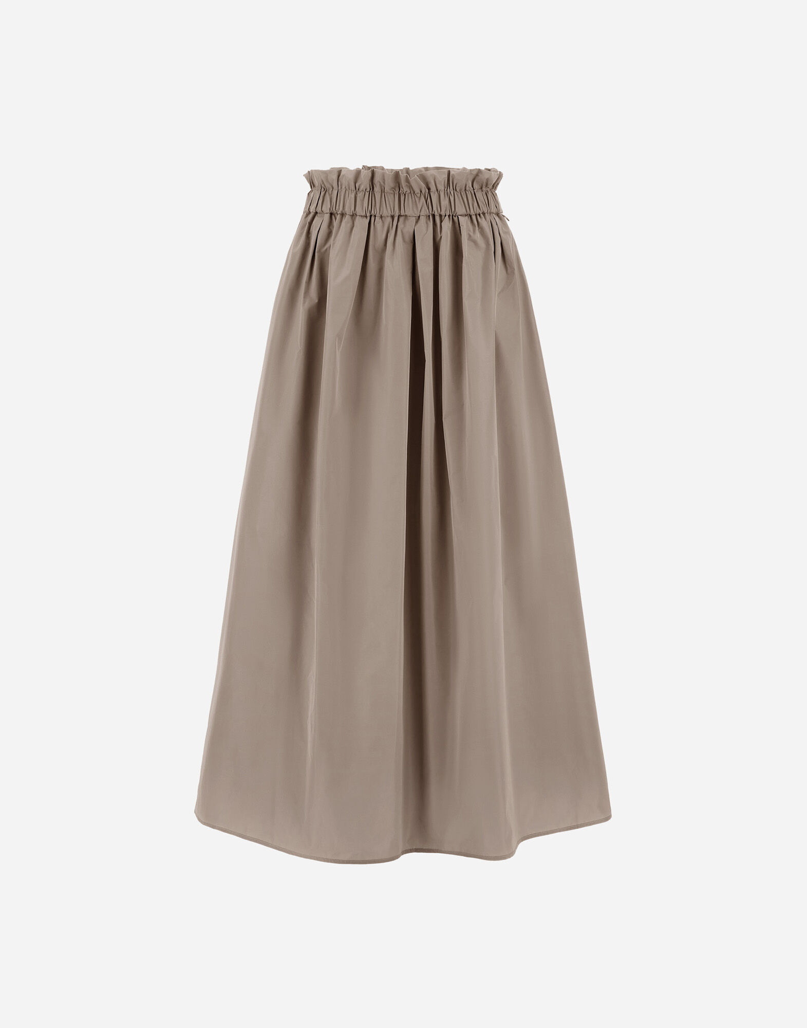 NEW TECHNO TAFFETA SKIRT in Dove Grey for Women | Herno®