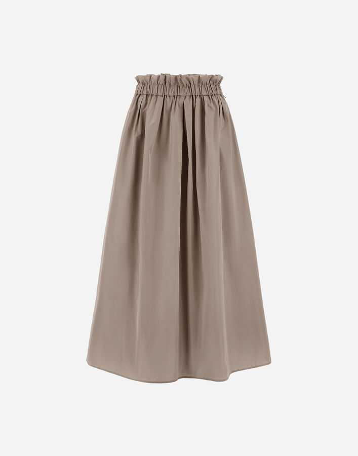 Herno NEW TECHNO TAFFETA SKIRT Dove Grey GN000044D12483Z2600