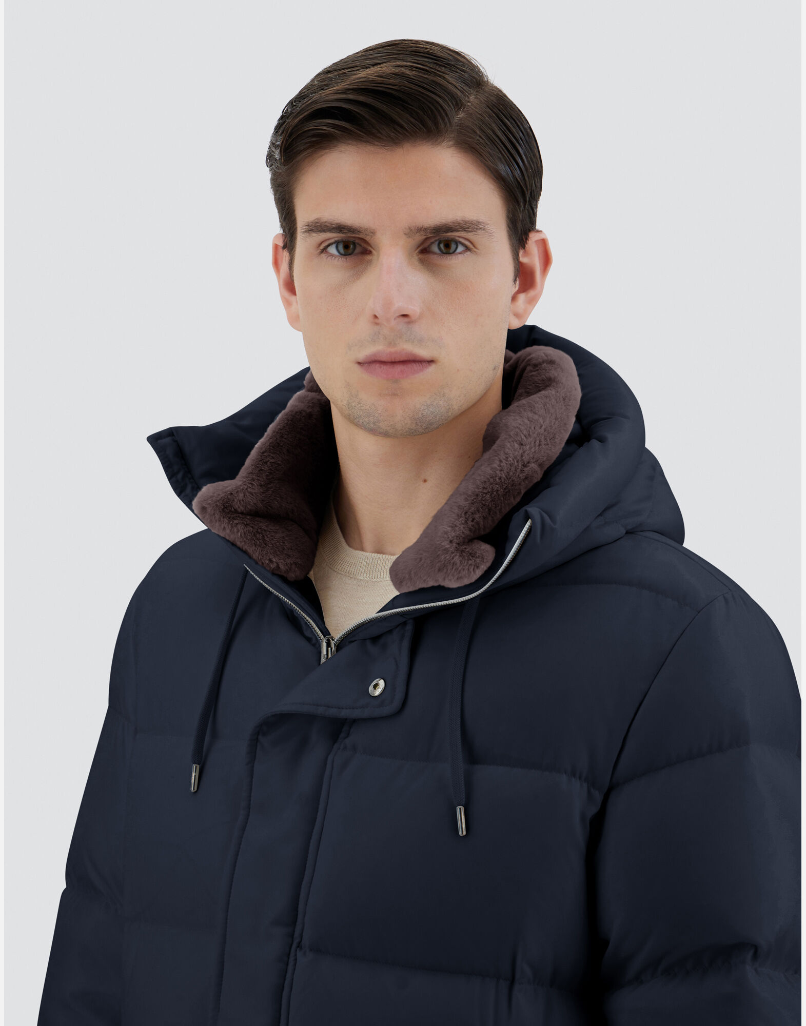 Herno navy jacket on sale