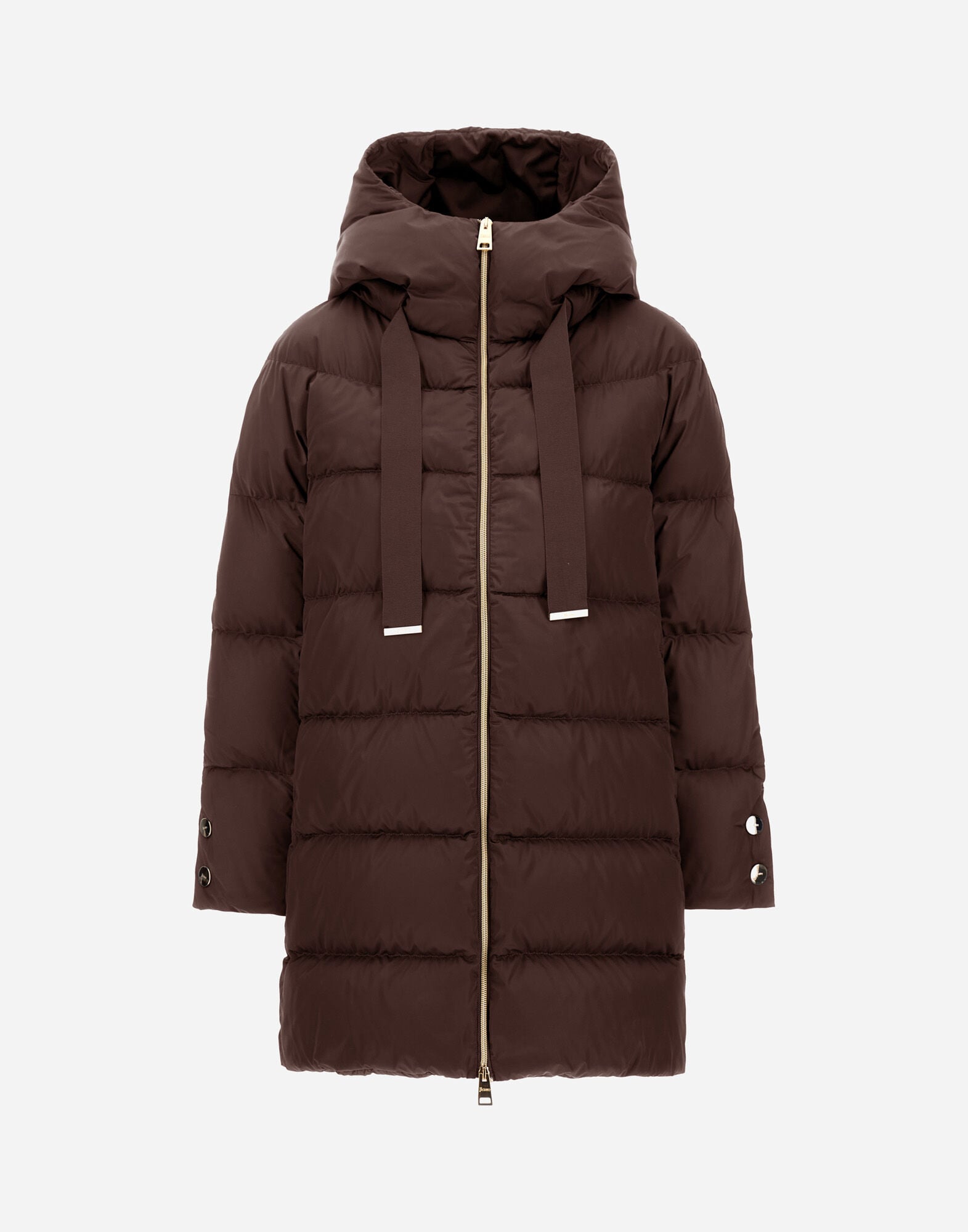 HERNO 2way ダウンコート Aライン ブラウン ウィメンズ Aラインジャケット | Herno® 公式eショップ