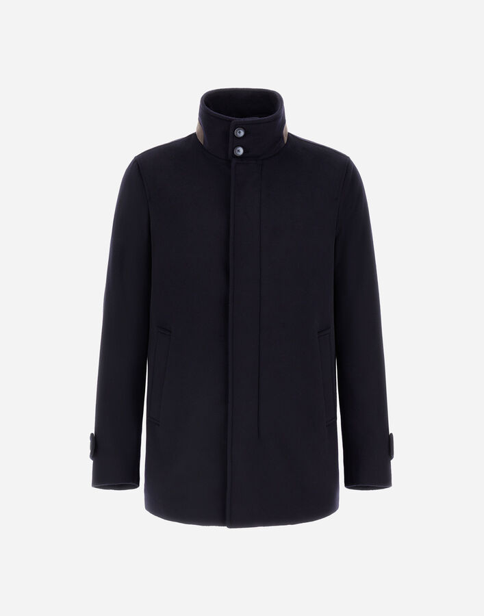 Herno CARCOAT IN PURE CASHMERE Dark Blue GC000098U381269290