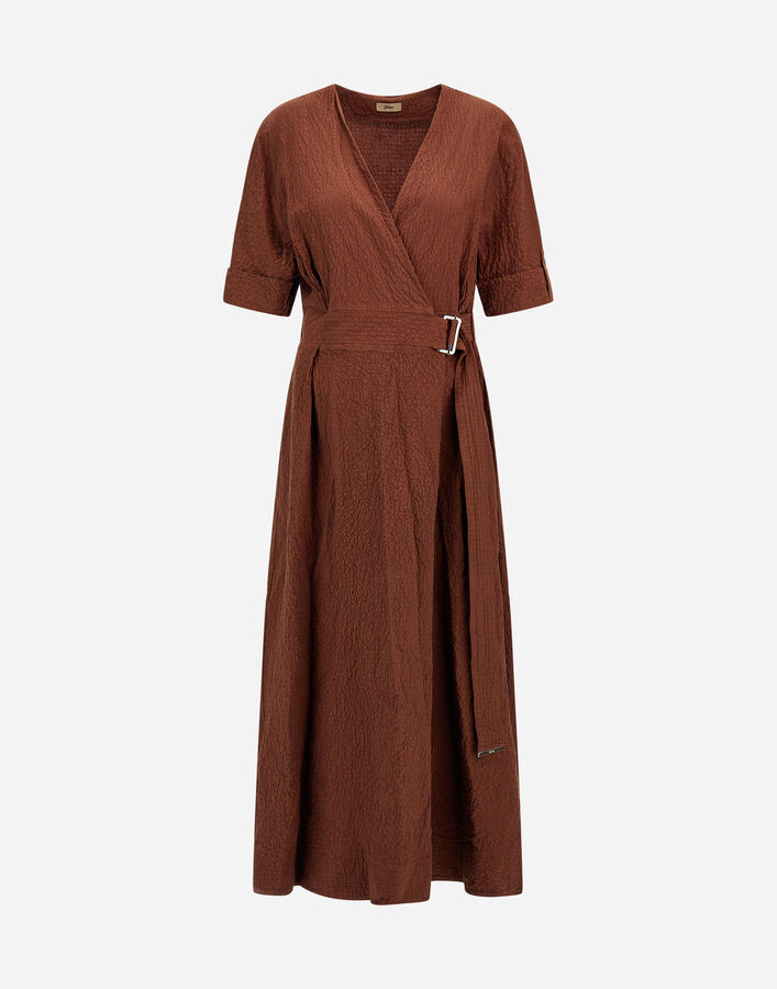 Herno DRESS IN CRISPY COTTON Leather AB000076D132842240