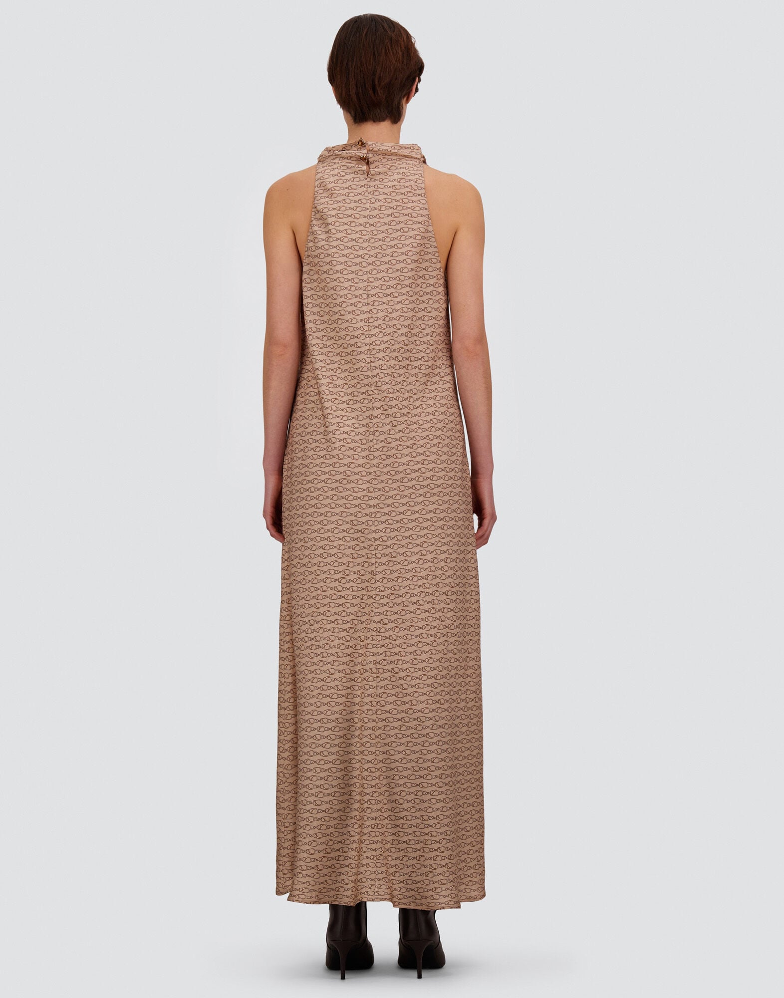 レディース SILK DRESS WITH HOOK PRINT シャンティイ | Herno® (ヘルノ)