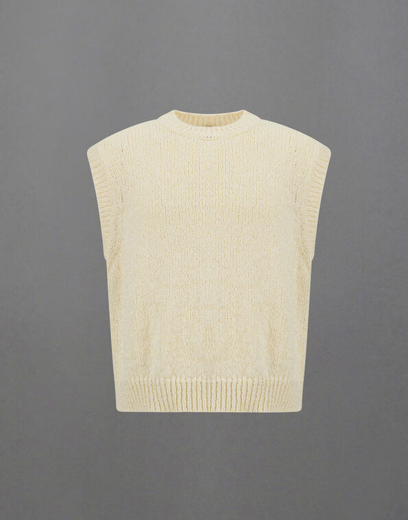 Herno LAMINAR VEST IN CO/R-NY RIBBON White MG00015UL721341006