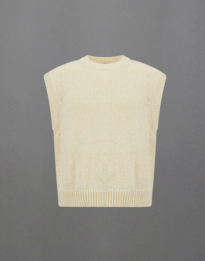 Herno CHALECO LAMINAR DE CO/R-NY RIBBON Blanco MG00015UL721341006