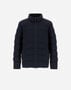 Herno CASHMERE SILK AND MONOGRAM JACKET Navy Blue PI001261U380879200