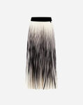 Herno GONNA IN SHADES OF PLISSÉ Black/Grey GN000060D127249394