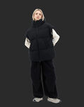 Herno SLEEVELESS JACKET IN LAMINAR SATIN PRO Black PI00320DL125429300