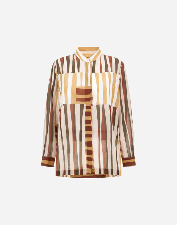 Herno RESORT SHIRT IN COTTON VOILE Multicolor CM00015DR13338P9998