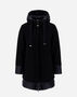 Herno A-SHAPE JACKET IN ECOWOOL AND NYLON ULTRALIGHT Black PI001966D333449300
