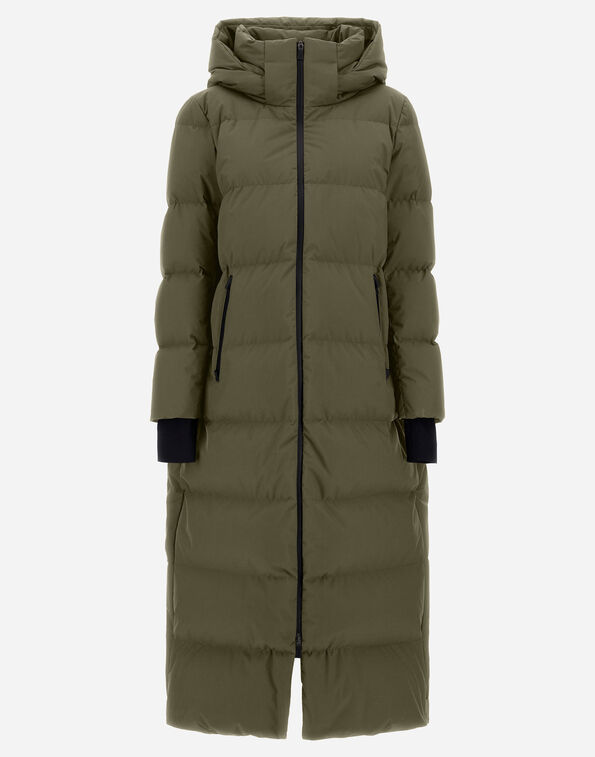 Herno LONG JACKET IN 2-LAYER WINDSTOPPER Green PI002046D128407400