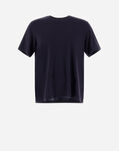 Herno RESORT T-SHIRT IN SOFT WOOL JERSEY Navy Blue JG00036UR520689200