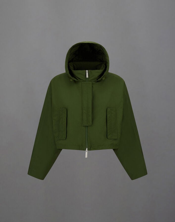 LAMINAR ORGANIC TECH SHORT JACKET Herno Herno LAMINAR ORGANIC TECH SHORT JACKET Greener Pastures GI00125DL128387420