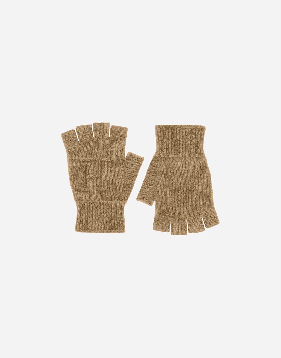 Herno Gloves In 100% Wool In Brown