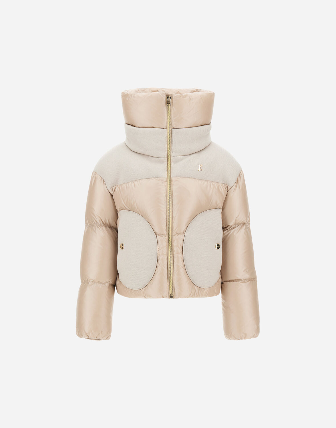 Herno Kids' Cape In Nylonâ Ultralight And Ecowool In Neutral