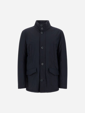 MANTEAU COURT EN NYLON BI-STRETCH