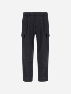 PANTALONES CARGO RESORT DE NAILON ELÁSTICO EFECTO JASPEADO