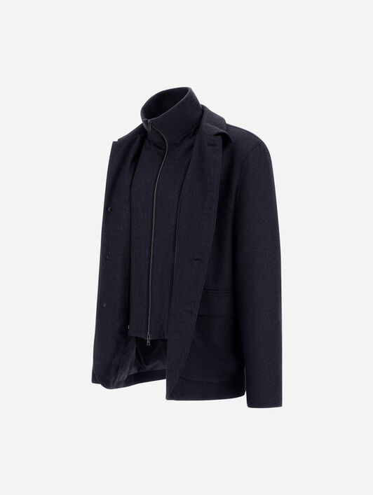 BLAZER RESORT EN SOIE ET CACHEMIRE