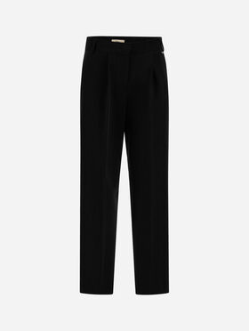 PANTALONI IN TWILL FLUIDO