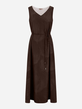 VESTIDO RESORT DE PURA SEDA CON ESTAMPADO FLORAL
