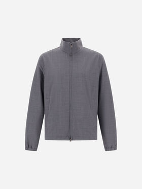 BOMBER EN LAINE FROIDE STRETCH