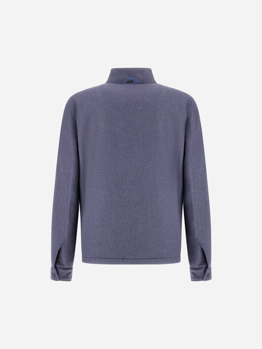 RESORT BOMBER JACKET IN CASHMERE AND SILK