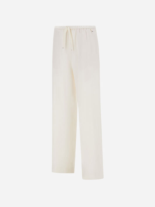 PANTALONI RESORT IN CASHMERE E SETA