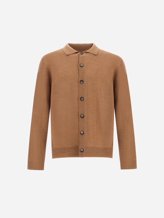 CARDIGAN EN LAINE MÉRINOS