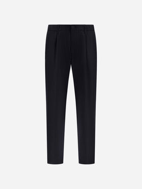 PANTALON EN GABARDINE DE LAINE