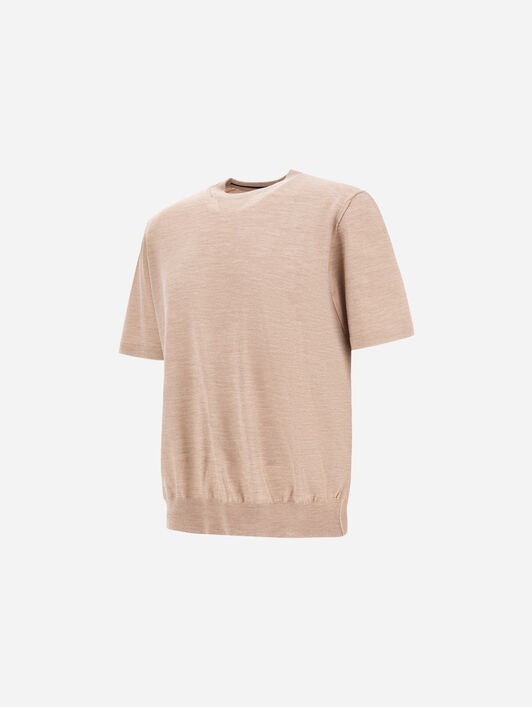 リゾート ウールシルク Tシャツ