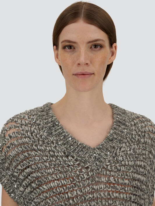GILET RESORT EN ALPAGA ET LUREX
