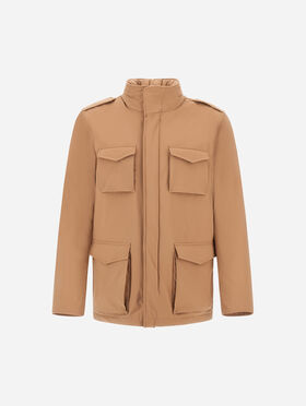 FIELD JACKET RESORT EN LAINE BOUCLETTE ET DAIM MICROFIBRE