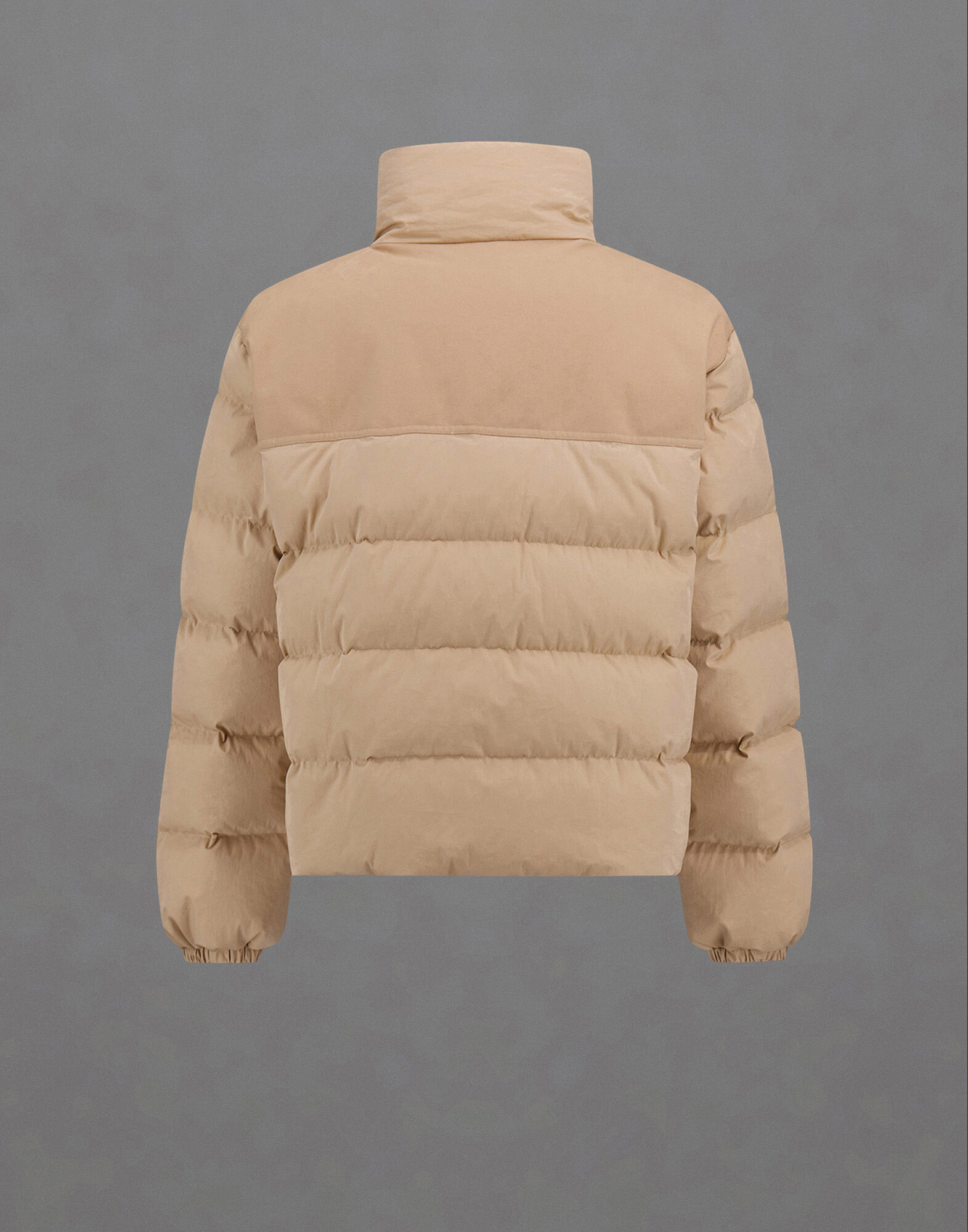 VESTE LAMINAR EN ORGANIC FEEL DOWN ET SUEDED COTTON