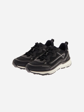 SNEAKERS HERNO MAGGIORE EN DAIM ET FLANELLE