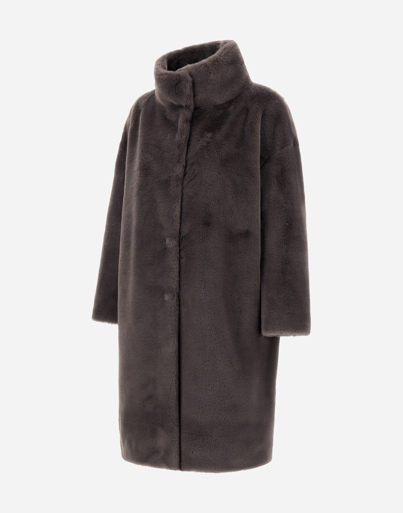 CAPPOTTO IN SOFT ALTERNATIVE FUR
