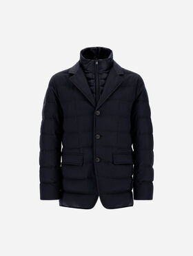 BLAZER EN CACHEMIRE, SOIE ET NYLON ULTRALIGHT