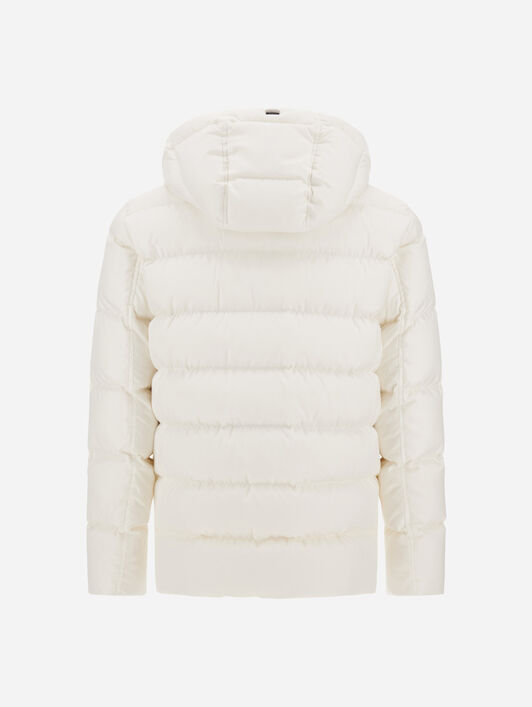 PARKA EN TISSU TECHNIQUE SUPER MAT ET MONOGRAM
