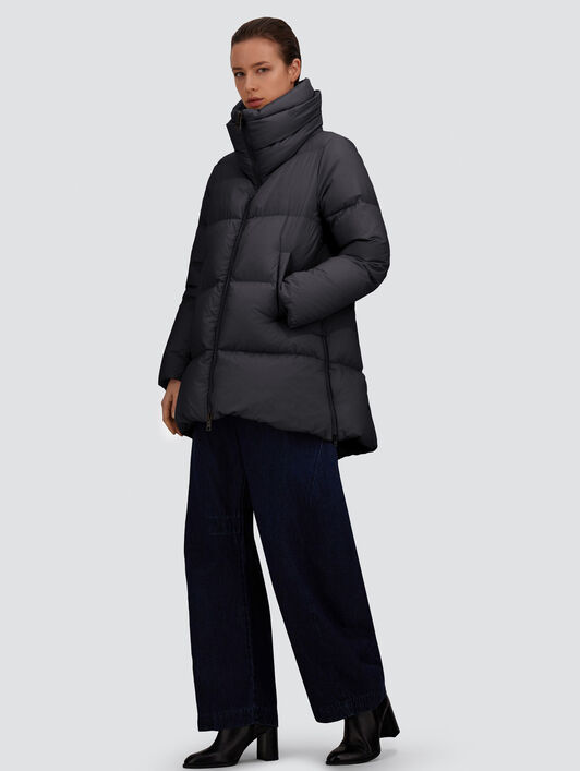 VESTE TRAPÈZE EN ECOAGE