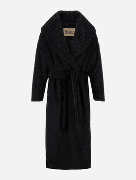 MANTEAU TOUCHER FOURRURE EFFET ASTRAKAN