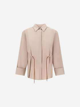 CHEMISE EN LAINE ET SOIE