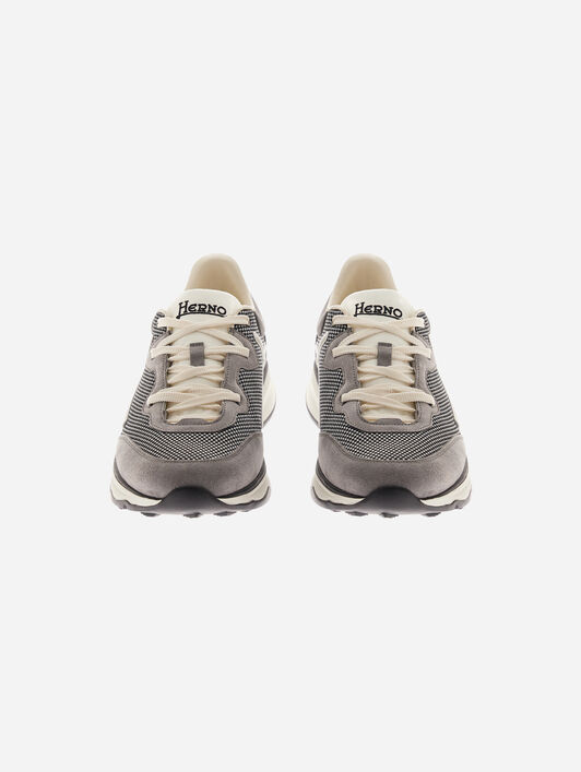 스웨이드 & 메쉬 HERNO MAGGIORE 스니커즈